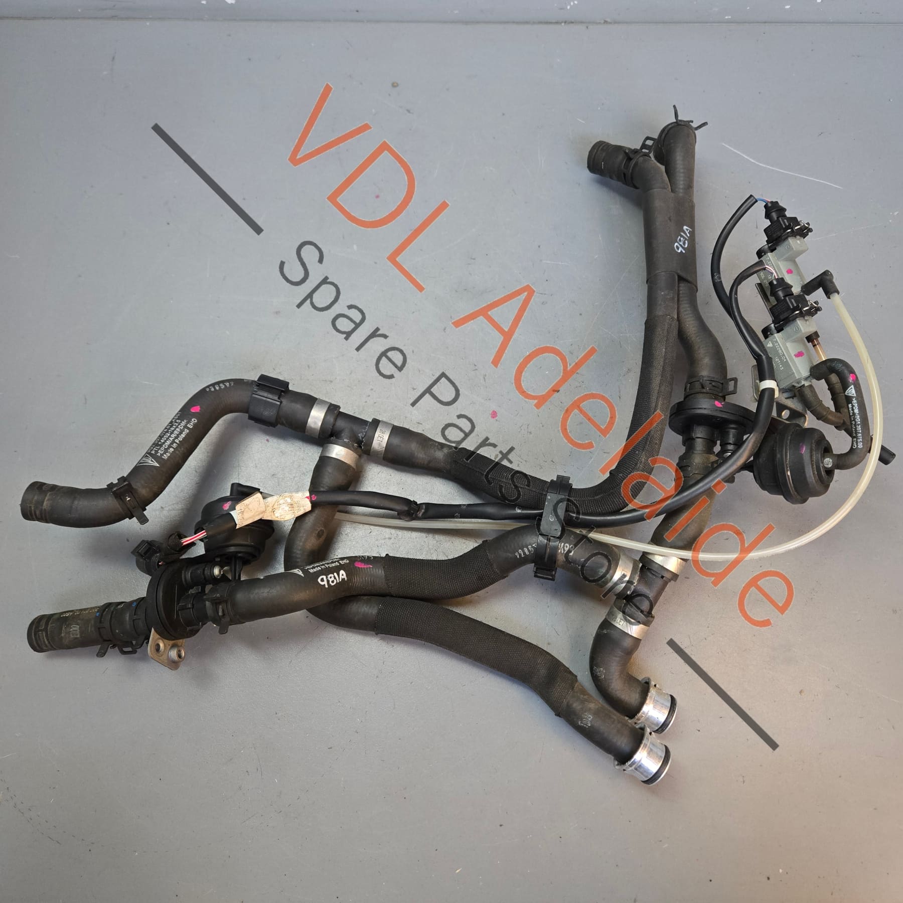 9G230707601 9P1317233   Porsche Boxster Cayman PDK Gearbox Coolant & Vacuum Hose Assembly 9G230707601 9P1317233