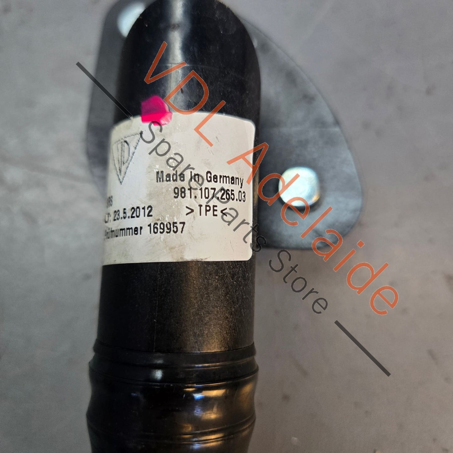 98110726503    Porsche Cayman Boxster Engine Oil Filler Tube Pipe 98110726503