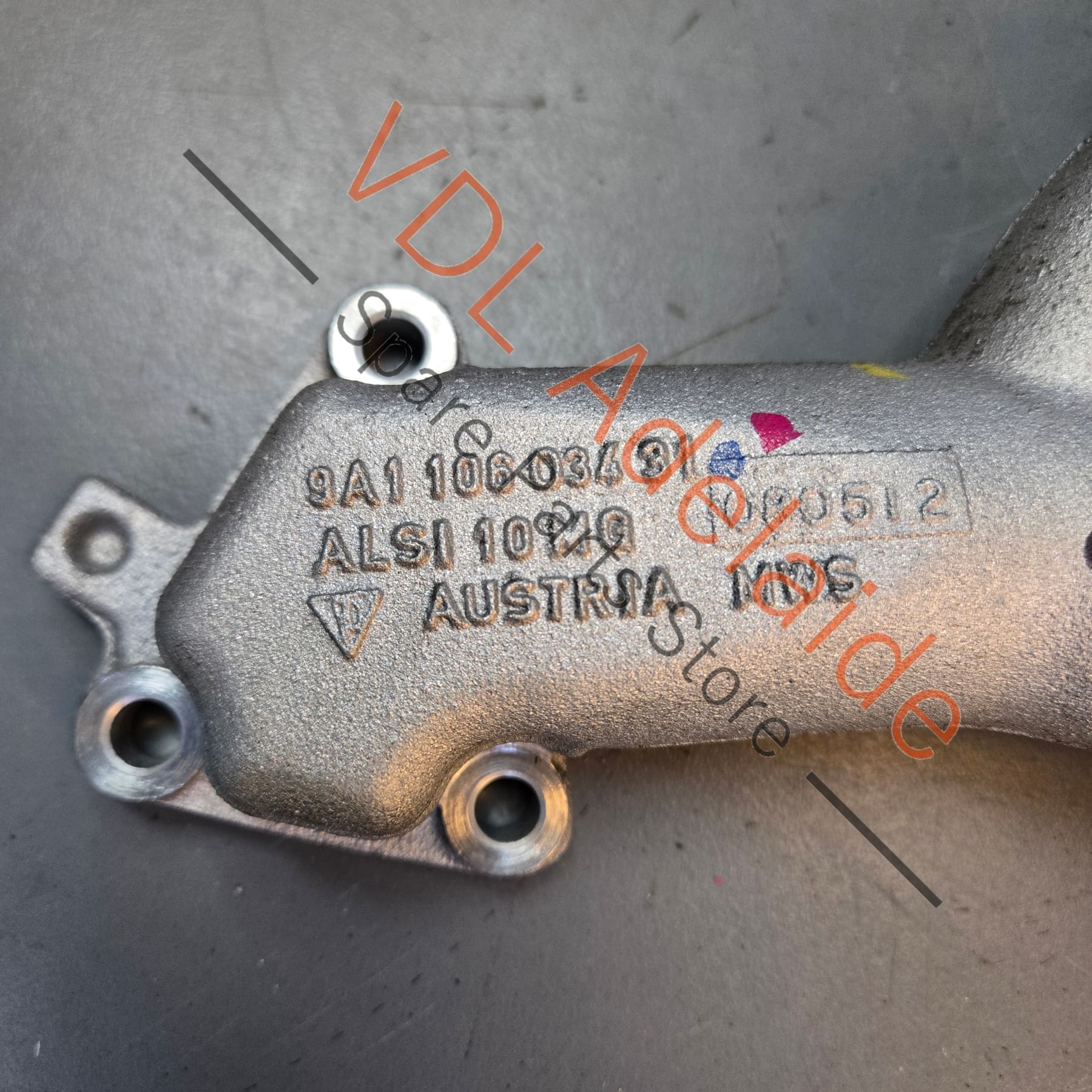 9A110603431    Porsche Cayman Boxster Water Coolant Cooling Cast Manifold Aluminium 9A110603431