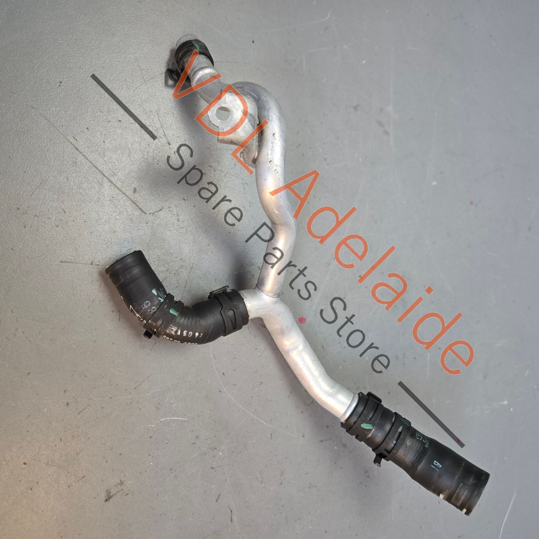 9A110666901    Porsche Boxster Cayman Heat Exchanger Pipe Hose 9A110666901 9A110666902