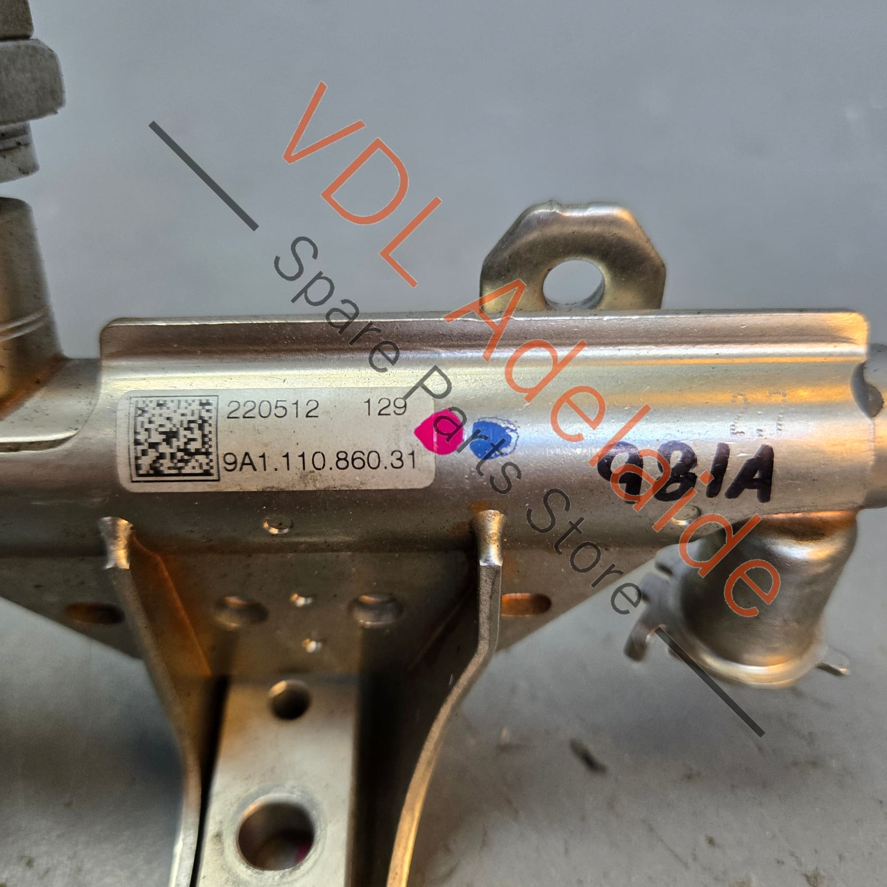 94860623003 9A111086031   Porsche Boxster A122 Fuel Pressure Sensor & Pipe 9A111086031 94860623003 Cyls 4-6