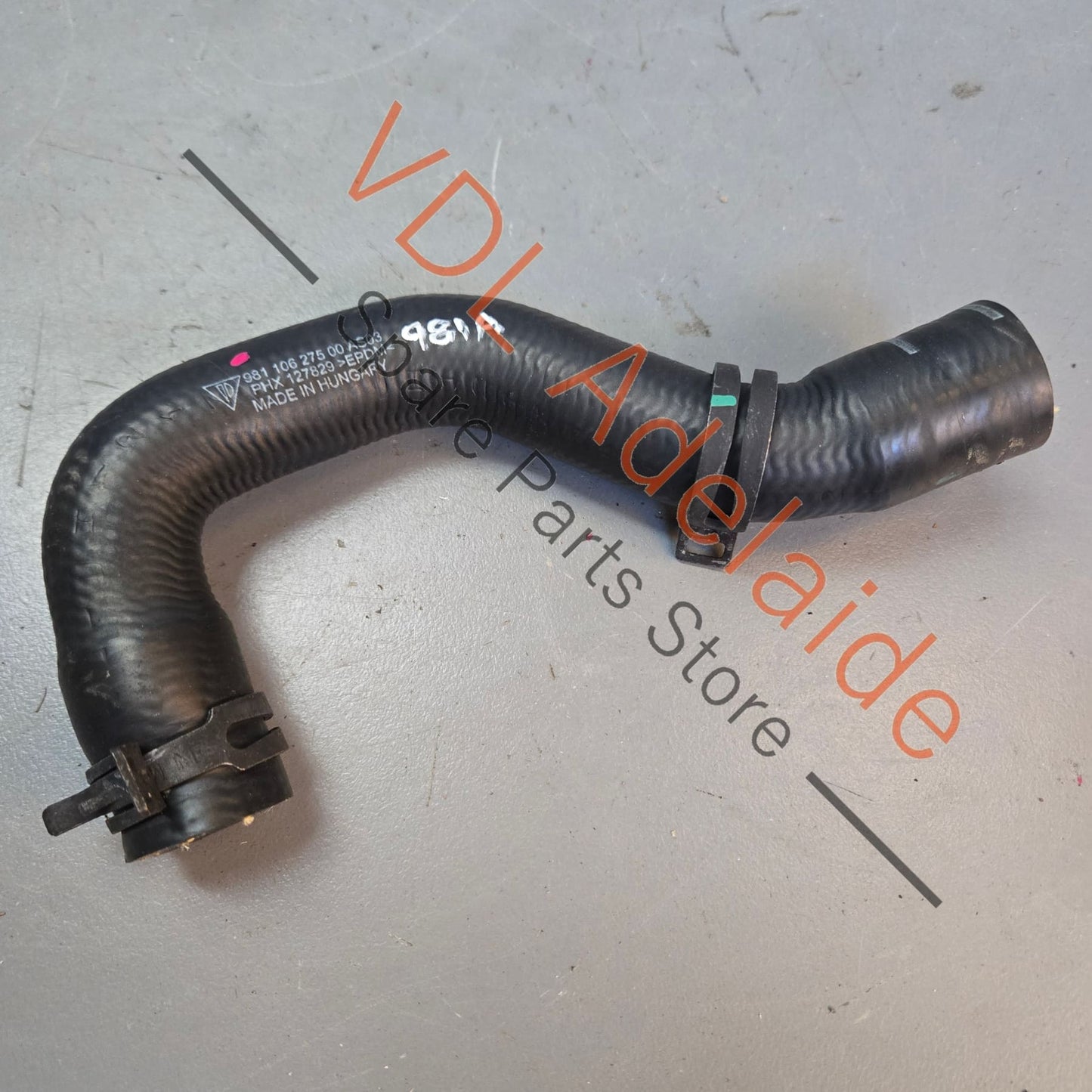 98110627500 Porsche 981 Coolant Reservoir Hose Pipe 98110627500