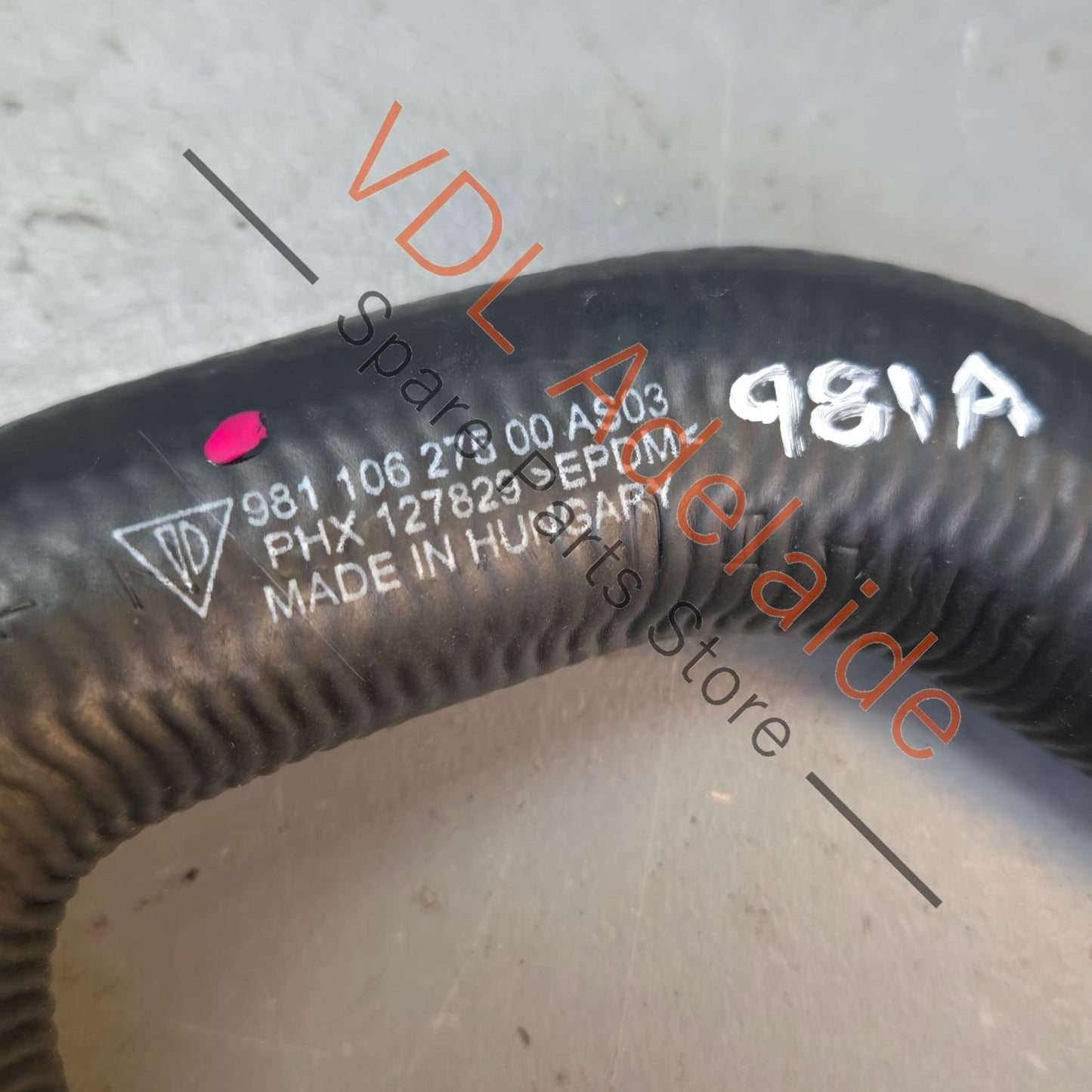 98110627500 Porsche 981 Coolant Reservoir Hose Pipe 98110627500
