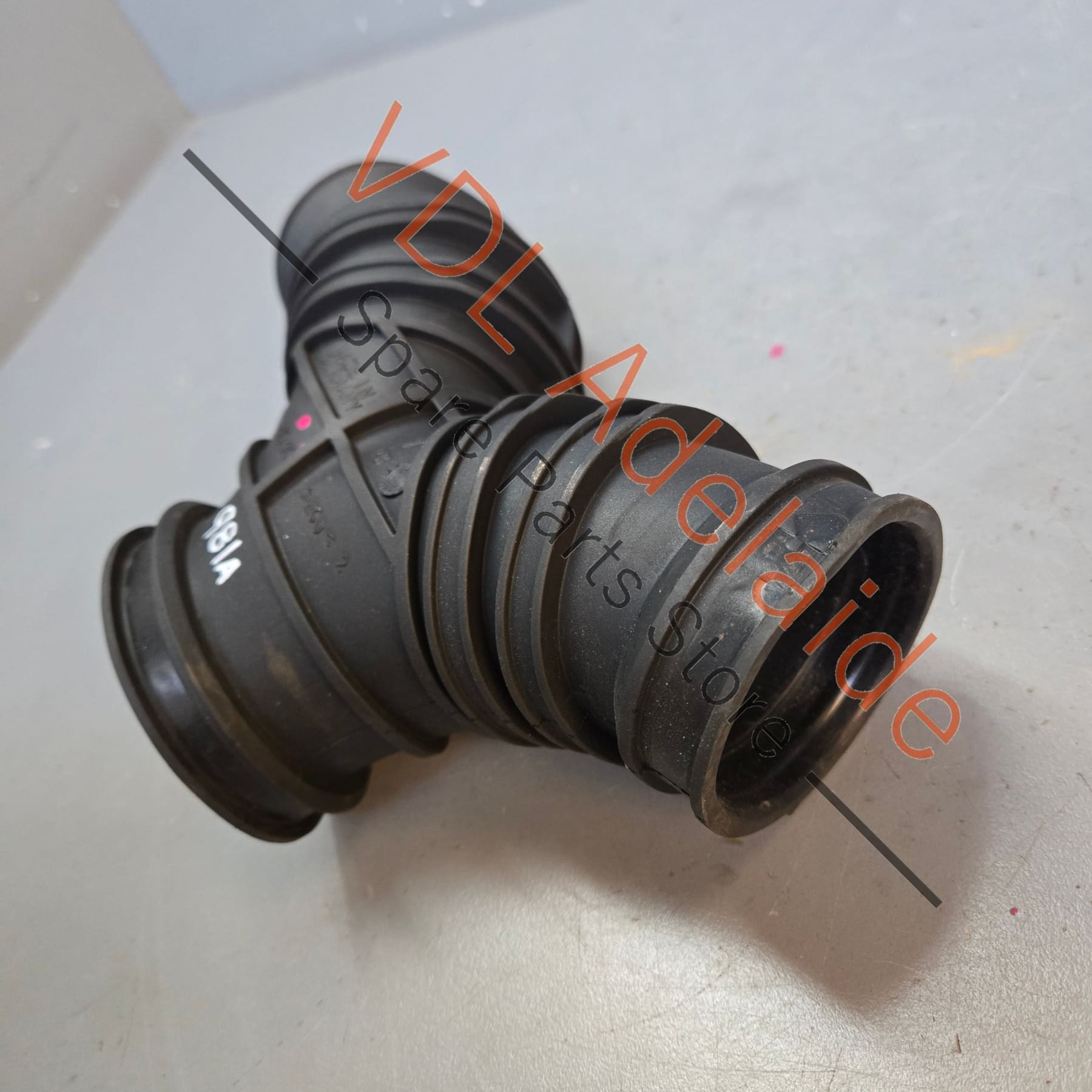 98111027000    Porsche Cayman Boxster Air Intake Tube Y Pipe Hose 98111027000