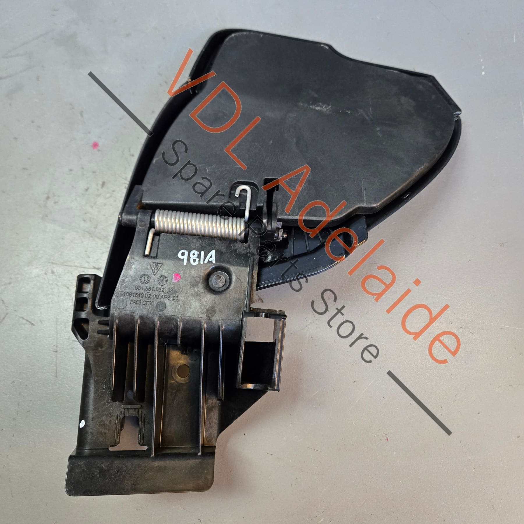 98156117608    Porsche Boxster 981 Convertible Roof Cover Flap RHS 98156117608 1E0