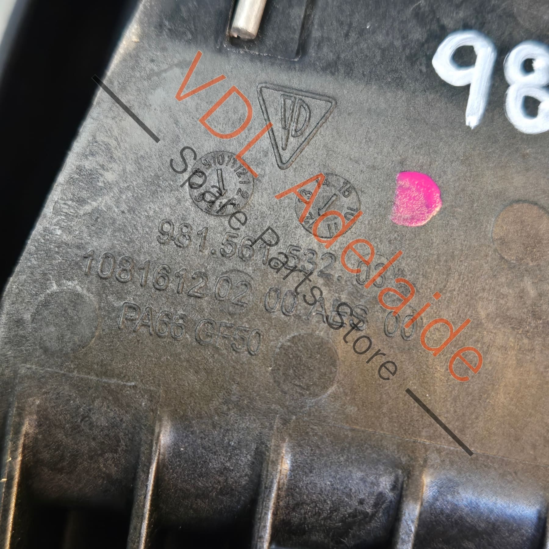 98156117608    Porsche Boxster 981 Convertible Roof Cover Flap RHS 98156117608 1E0