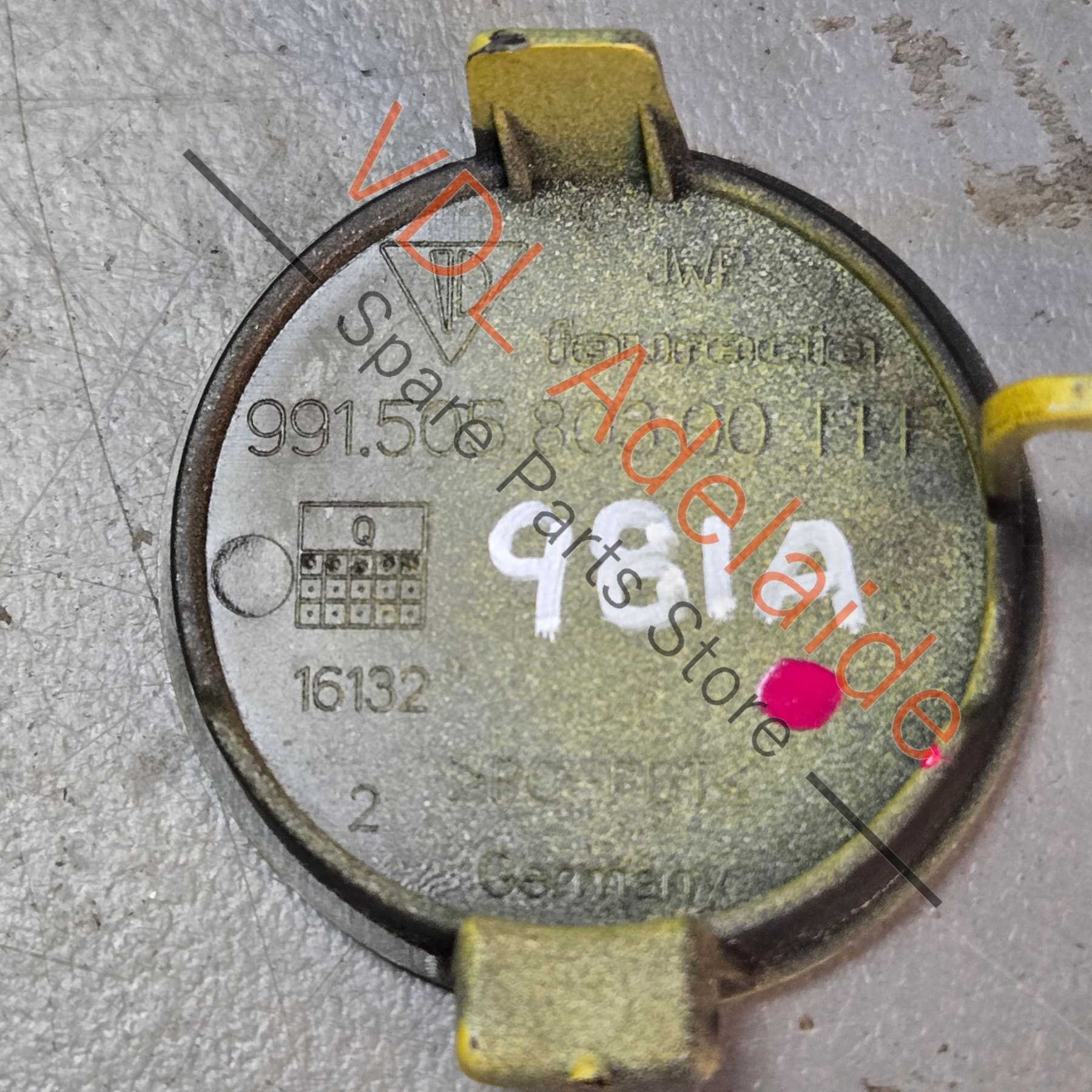 99150580300    Porsche Boxster Cayman 911 Tow Hook Cover for Rear Bumper 99150580300