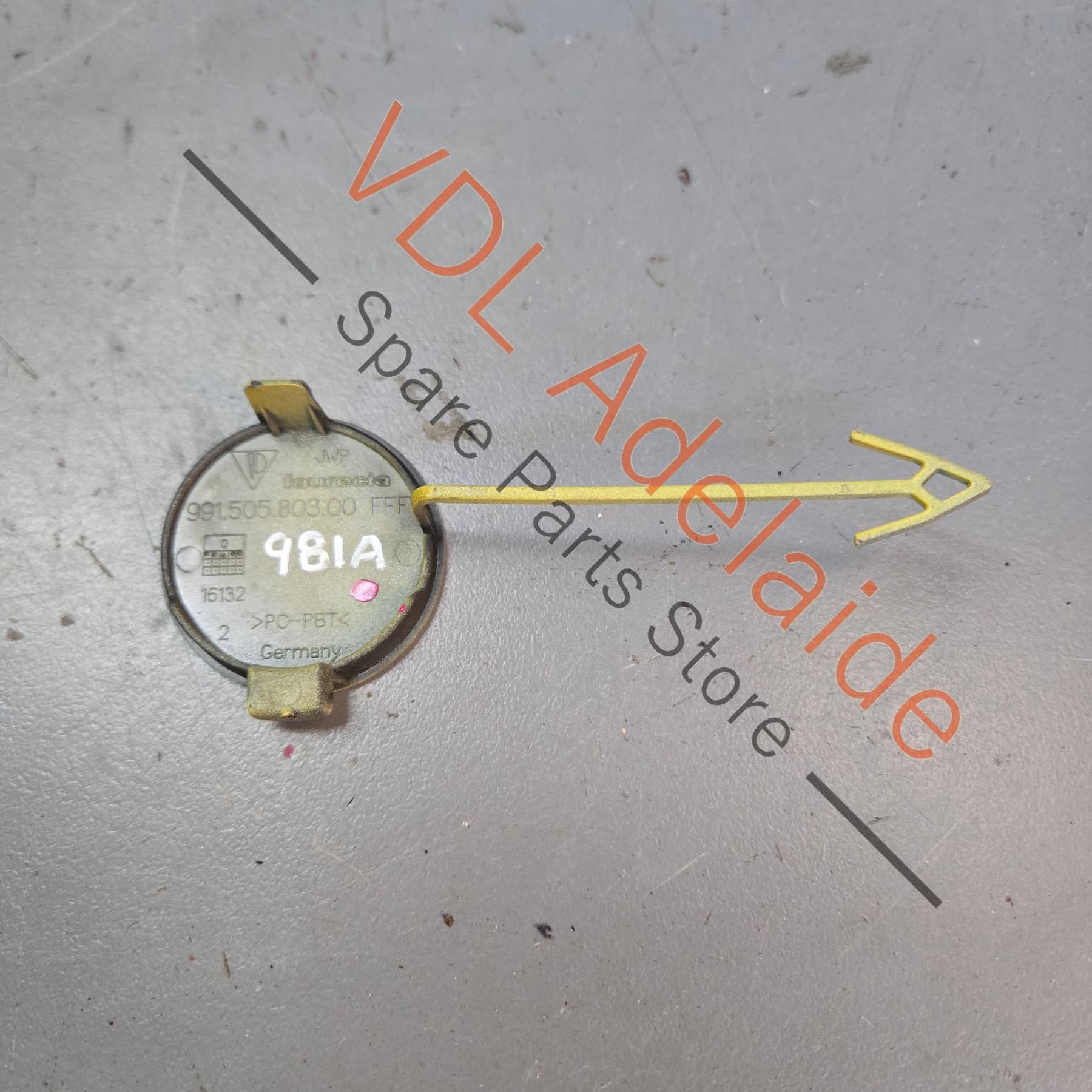 99150580300    Porsche Boxster Cayman 911 Tow Hook Cover for Rear Bumper 99150580300