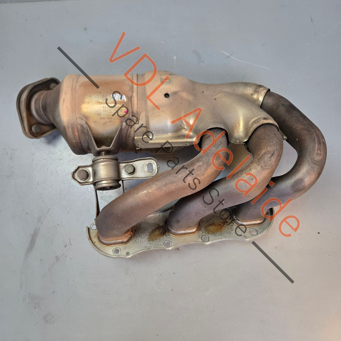 98111321205 981113212EX Porsche Boxster Cayman 2.7L Right Exhaust Manifold w Catalytic Converter 98111321205 981113212EX