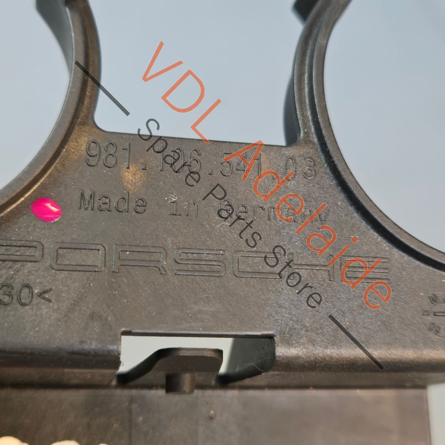 98110654103    Porsche Cayman Boxster Bracket for Coolant Pipe Under Floor 98110654103