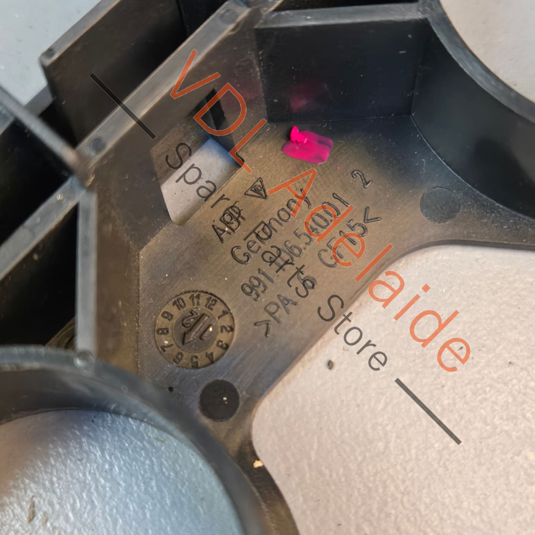 99110654001    Porsche 911 Cayman Boxster Bracket for Coolant Pipe Under Floor Tunnel 99110654001