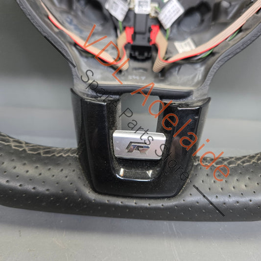 5K0419091AS    VW Golf MK6 R Sport Steering Wheel Flat Bottom 5K0419091AS
