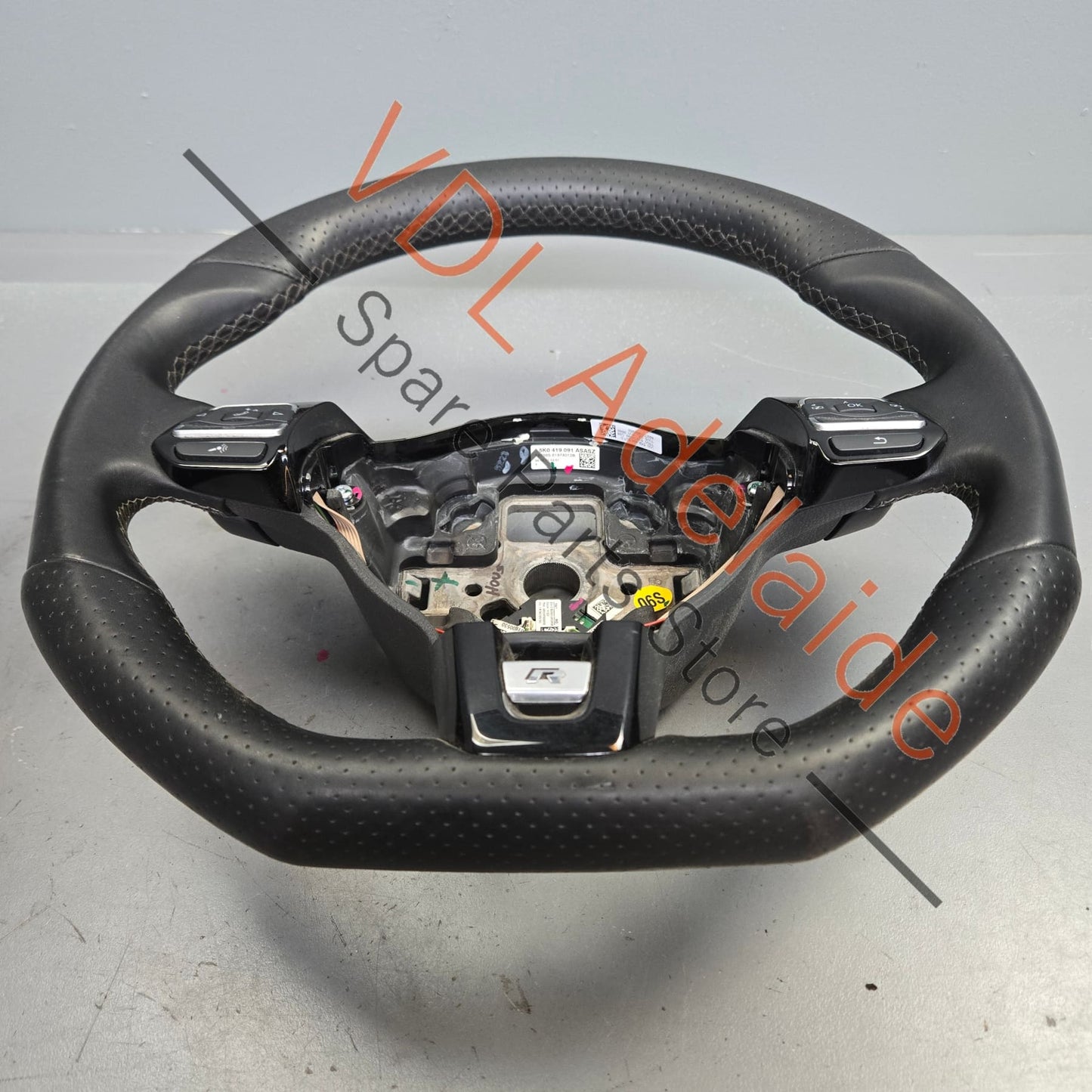 5K0419091AS VW Golf MK6 R Sport Steering Wheel Flat Bottom 5K0419091AS
