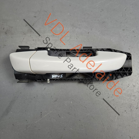 5N0839885H 1K8837206E   VW Golf MK6 Right Rear Door Exterior Handle 5N0839885H 1K8837206E B4B4 Candy White (LB9A)