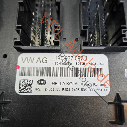 1K0937087K 1K0937087J   VW Golf R MK6 Control Unit BCM for Conv. System & OB Power Supply 1K0937087J 1K0937087K