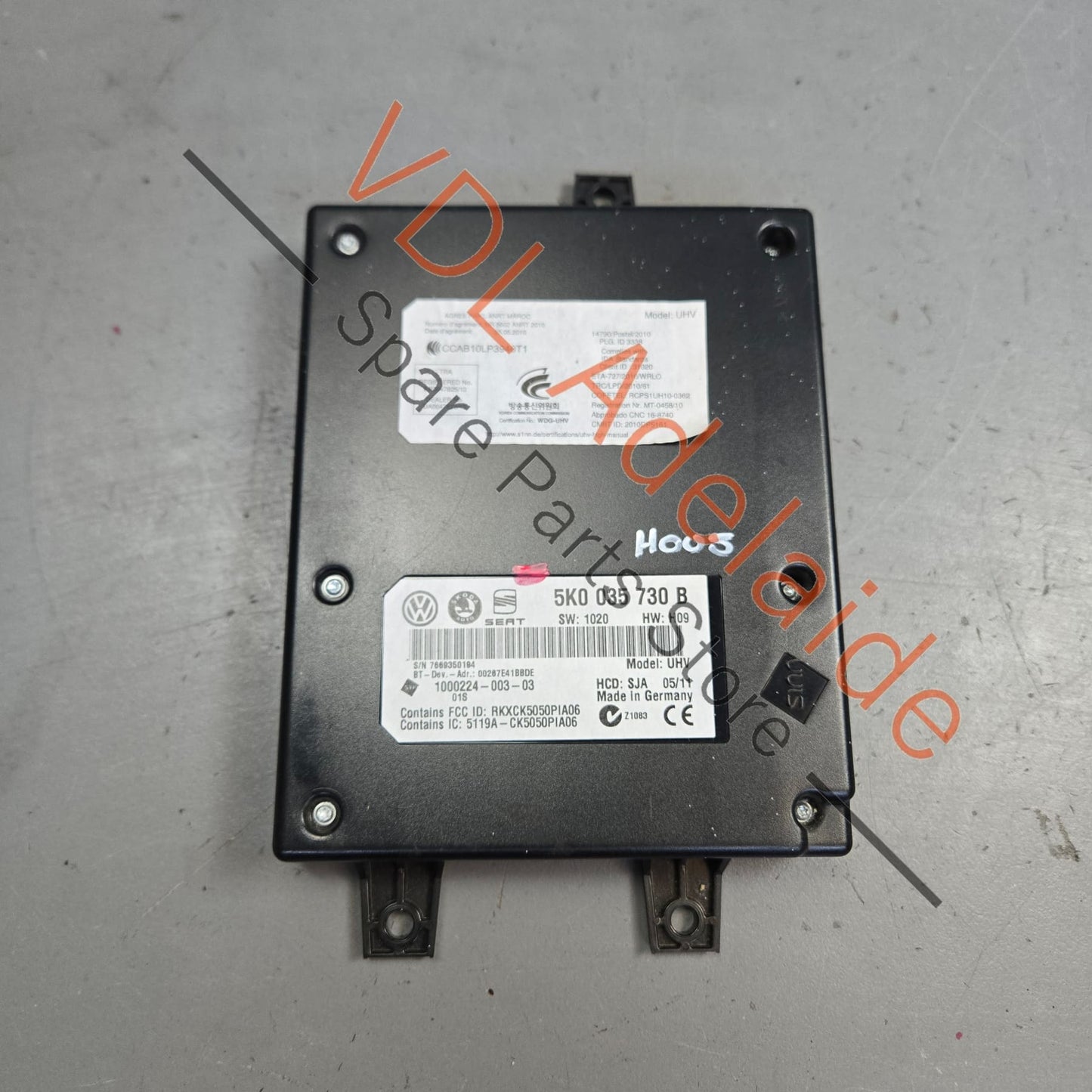 5K0035730B Genuine VW Bluetooth Control Module Adapter 5K0035730B