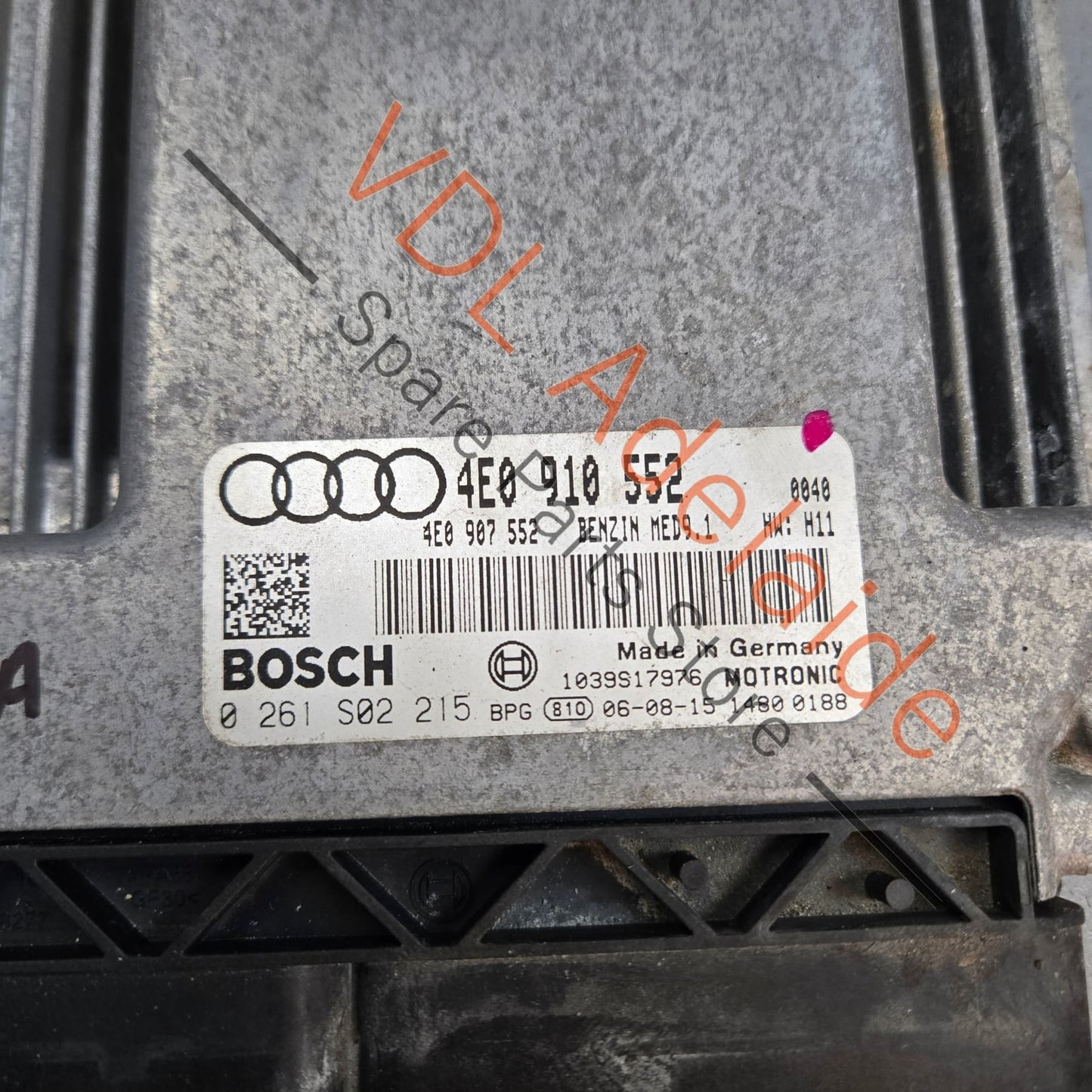 4E0910552X 4E0910552 Audi D3 S8 V10 Engine ECU Controller 4E0910552X MED9.1 BSM 450PS 331kw