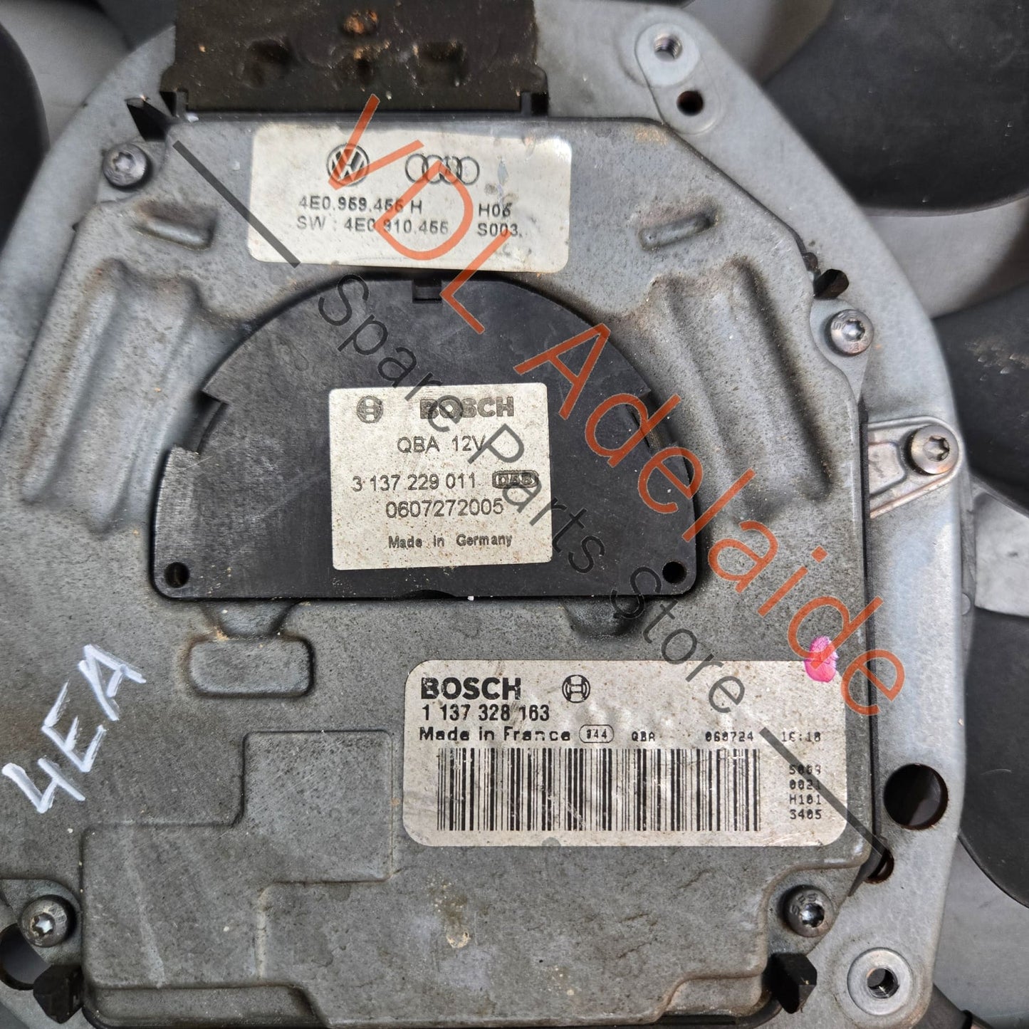 4E0959455H Audi D3 S8 A8 Radiator Fan 390mm 4E0959455H
