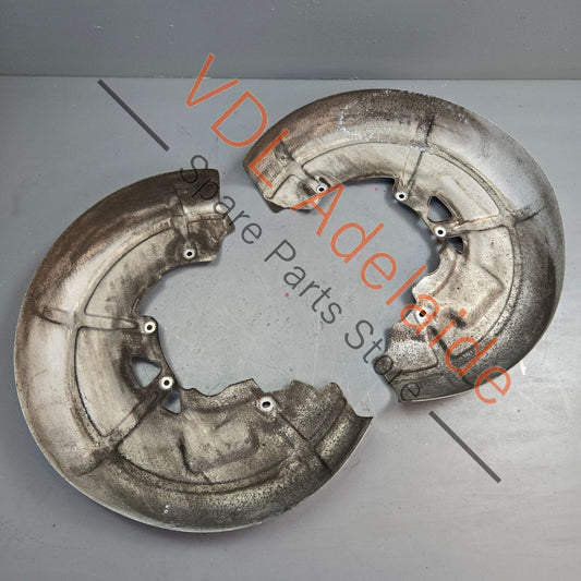 4E0615311M 4E0615312M Audi Brembo Carbon Ceramic 380mm x 38mm Brake Cover Plate Pair 4E0615311M 4E0615312M