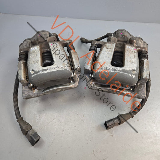4E4615403C 4E4615425D 4E4615404C 4E4615426D Audi Carbon Ceramic TRW Brake Caliper Pair 4E4615403C 4E4615425D 4E4615425D 4E4615426D 356mm x 28mm