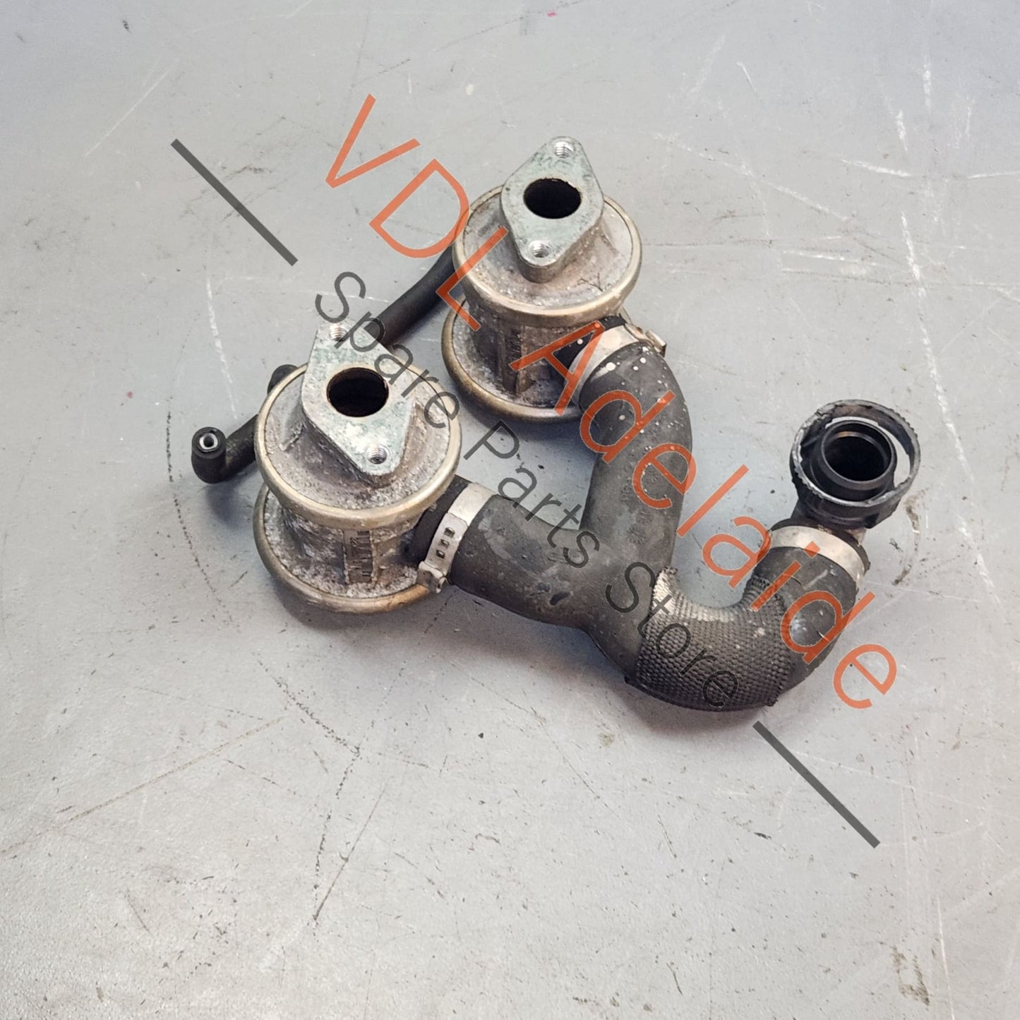 07L133818D 079131101AR Audi S8 D3 V10 Air Smog Pipe & Kombi Valve Set 079131101AR 07L133818D