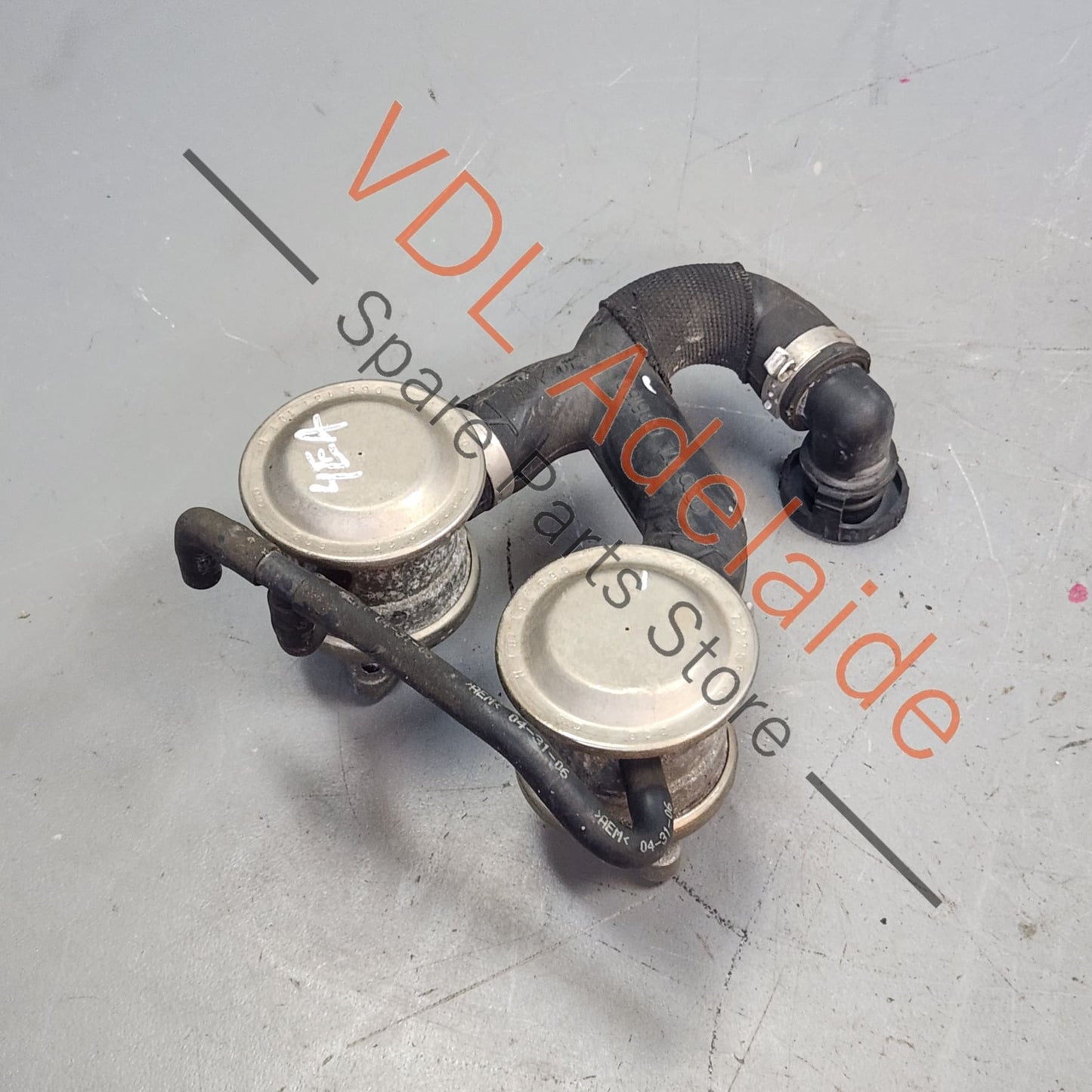 07L133818D 079131101AR Audi S8 D3 V10 Air Smog Pipe & Kombi Valve Set 079131101AR 07L133818D