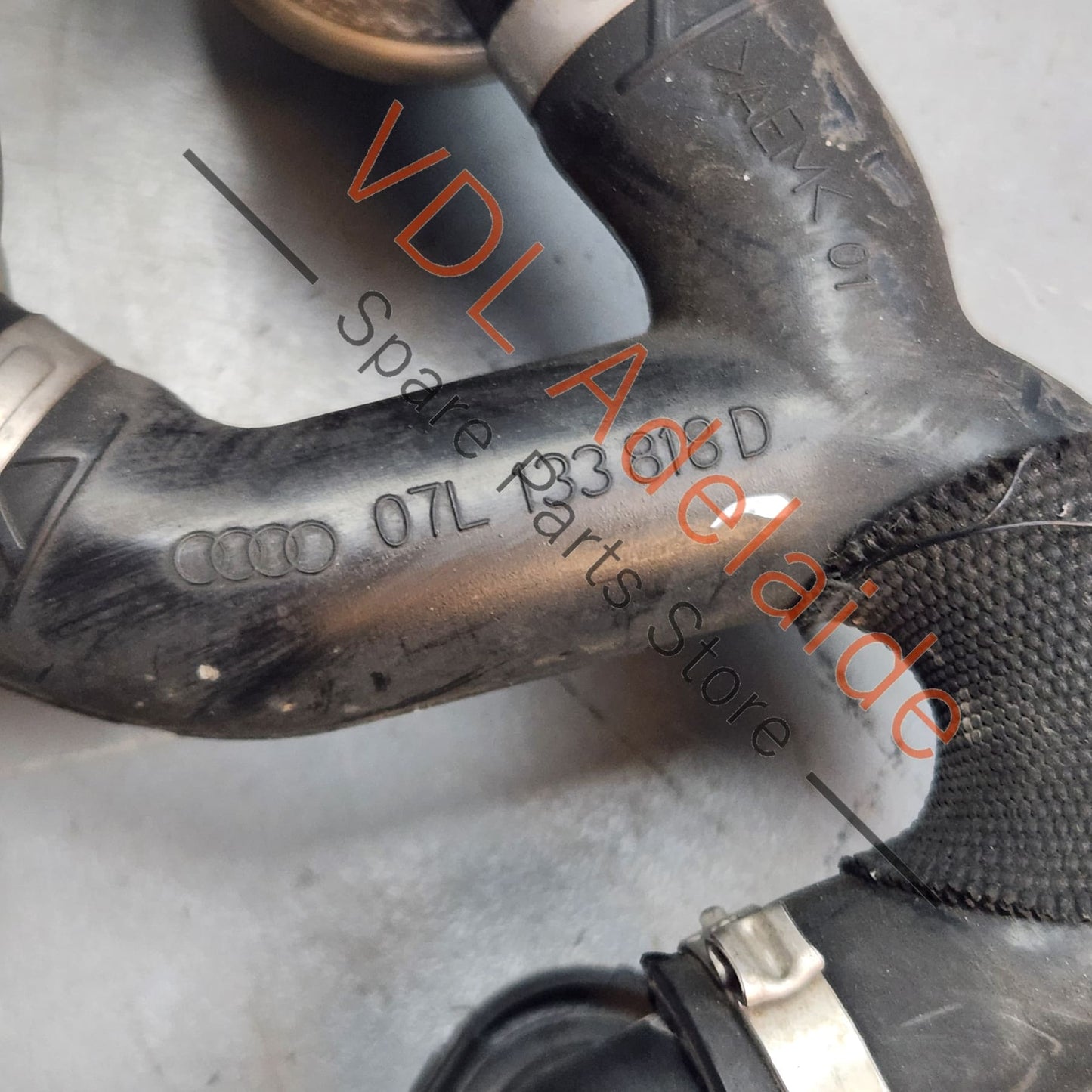 07L133818D 079131101AR Audi S8 D3 V10 Air Smog Pipe & Kombi Valve Set 079131101AR 07L133818D