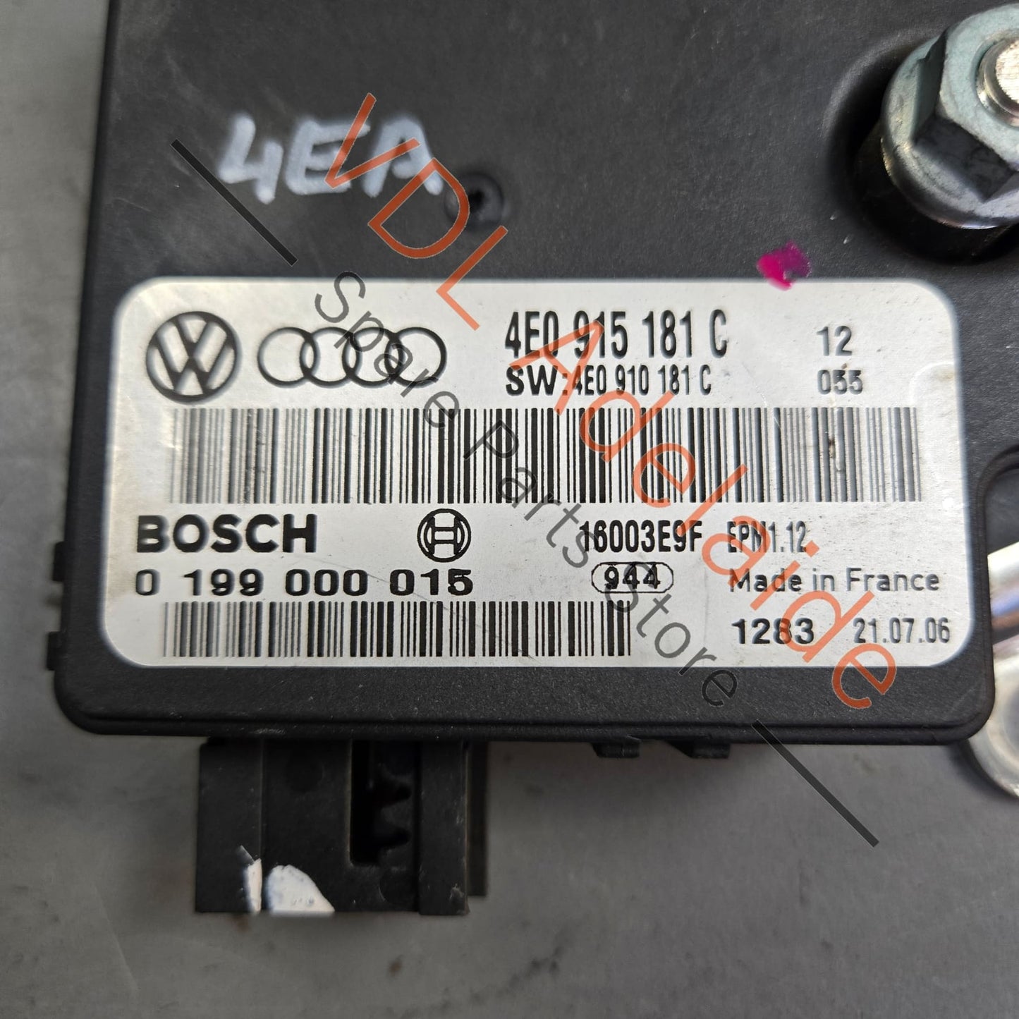 4E0910181C 4E0915181C Audi A8 S8 D3 Control Unit for Battery Monitoring 4E0910181C 4E0915181C