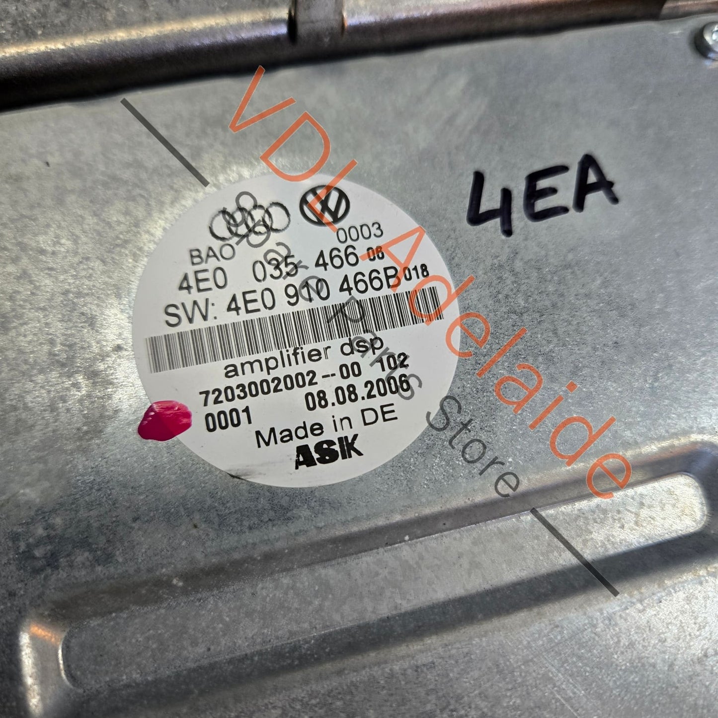 4E0910466B Audi A8 S8 D3 DSP Audio Amplifier 4E0910466B 4E0035066