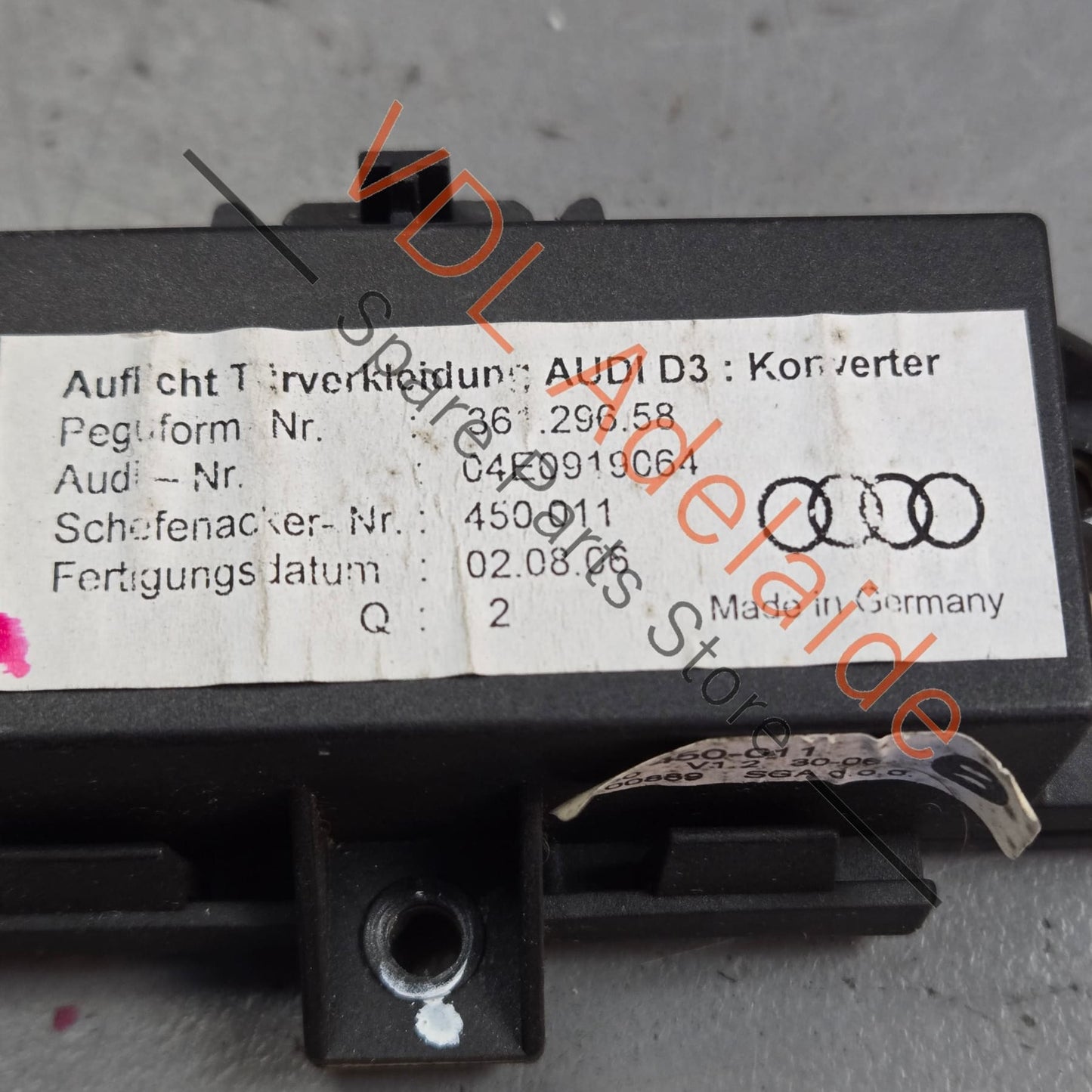 4E0919064 04E0919064 Audi A8 D3 Door Control Unit Module 04E0919064 4E0919064