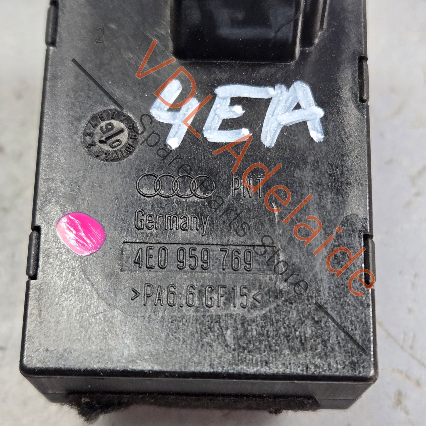 4E0959769 Audi A8 D3 4E Memory Seat Switch 4E0959769 5PR