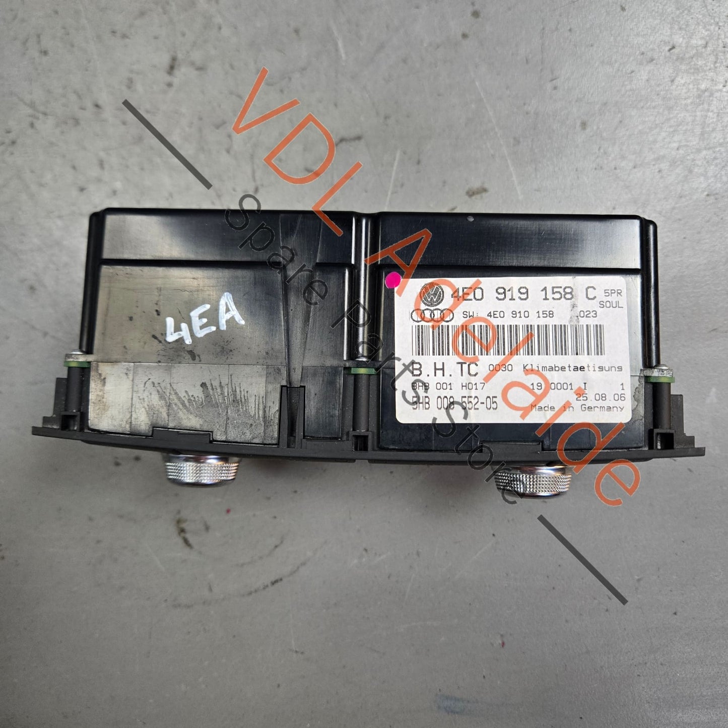 4E0919158C5PR Audi A8 D3 4E Rear Air Conditioning Climate Heater Switch 4E0919158C 5PR