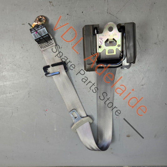 4E0857807CKPF 4E0857807C Audi A8 S8 Rear Centre Seat Belt Seatbelt 4E0857807C KPF Colour Platinum