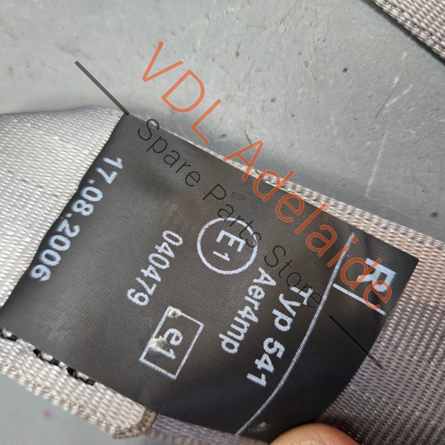 4E0857806BKPF 4E0857806B Audi A8 S8 Rear Right Seat Belt Seatbelt 4E0857806B KPF Colour Platinum