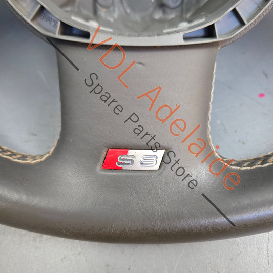 4E0419091EBVML 4E0419091EB Audi A8 S8 Tiptronic Steering Wheel w Shift Paddles 4E0419091EB VML Colour Swing/silver