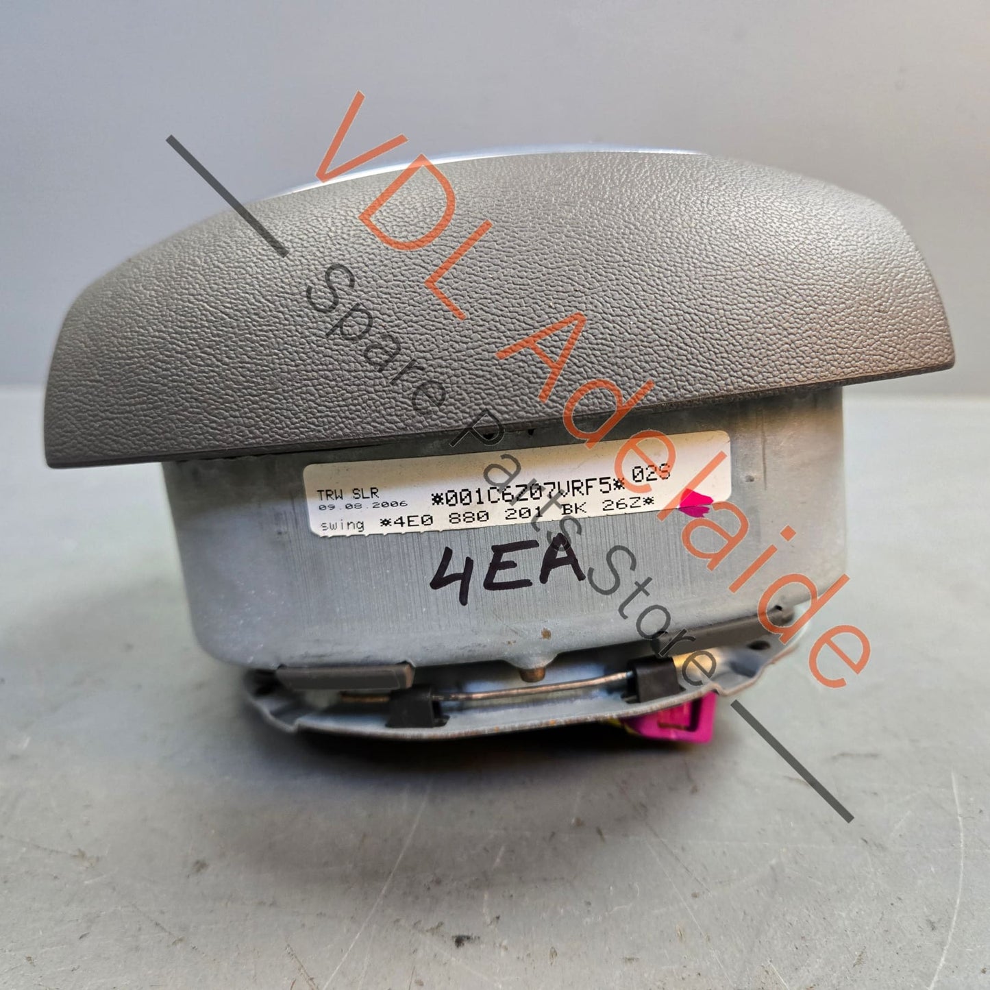 4E0880201BN26Z Audi A8 Steering Wheel Airbag 4E0880201BN 26Z Colour Swing/Dark Grey