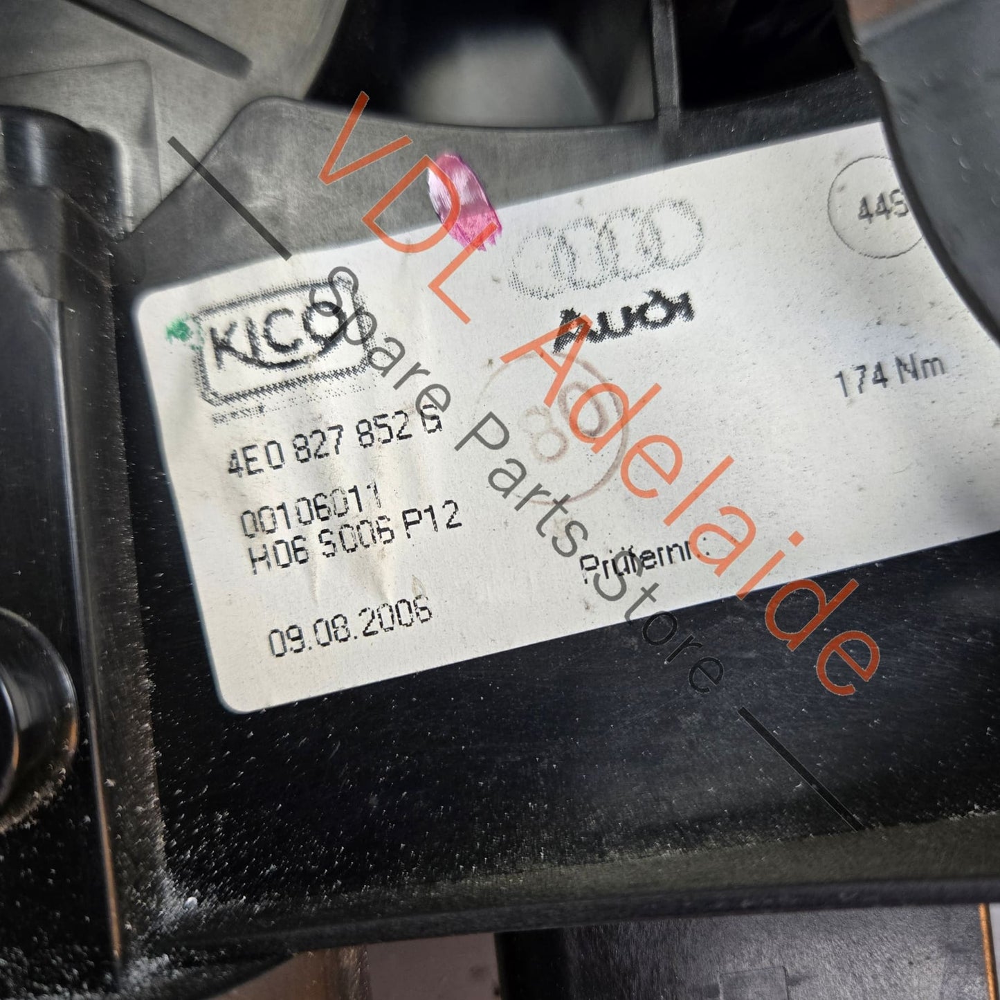 4E0827852H 4E0827852G Audi A8 S8 Automatic Boot Lid Opening Drive Unit Engine Motor 4E0827852H