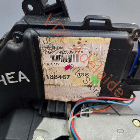 4E0839016A Audi A8 S8 Rear Right Door Lock Module 4E0839016A