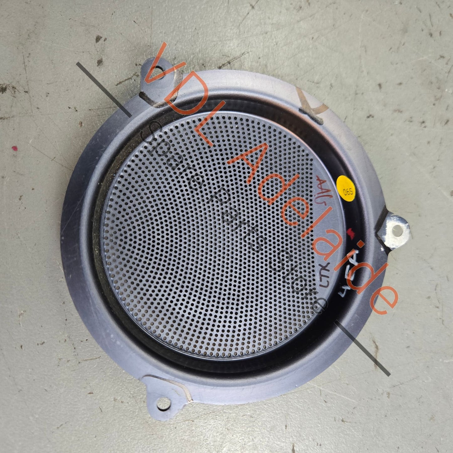 4E0868153 Audi A8 S8 Stainless Steel Speaker Cover Trim for Small Speaker in Front or Rear Door 4E0868153