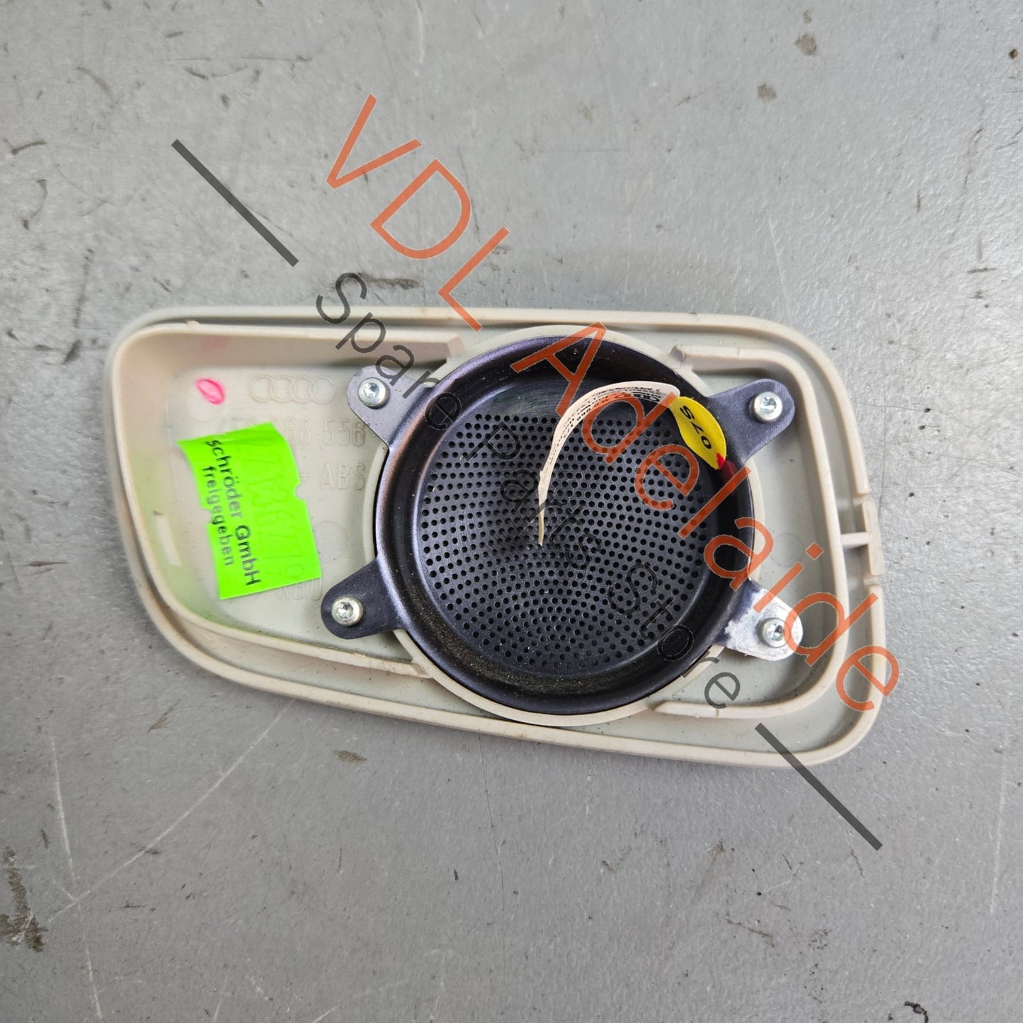 4E0868175 4E0868556 Audi A8 S8 Stainless Steel Speaker Cover Trim for Small Speaker 4E0868175