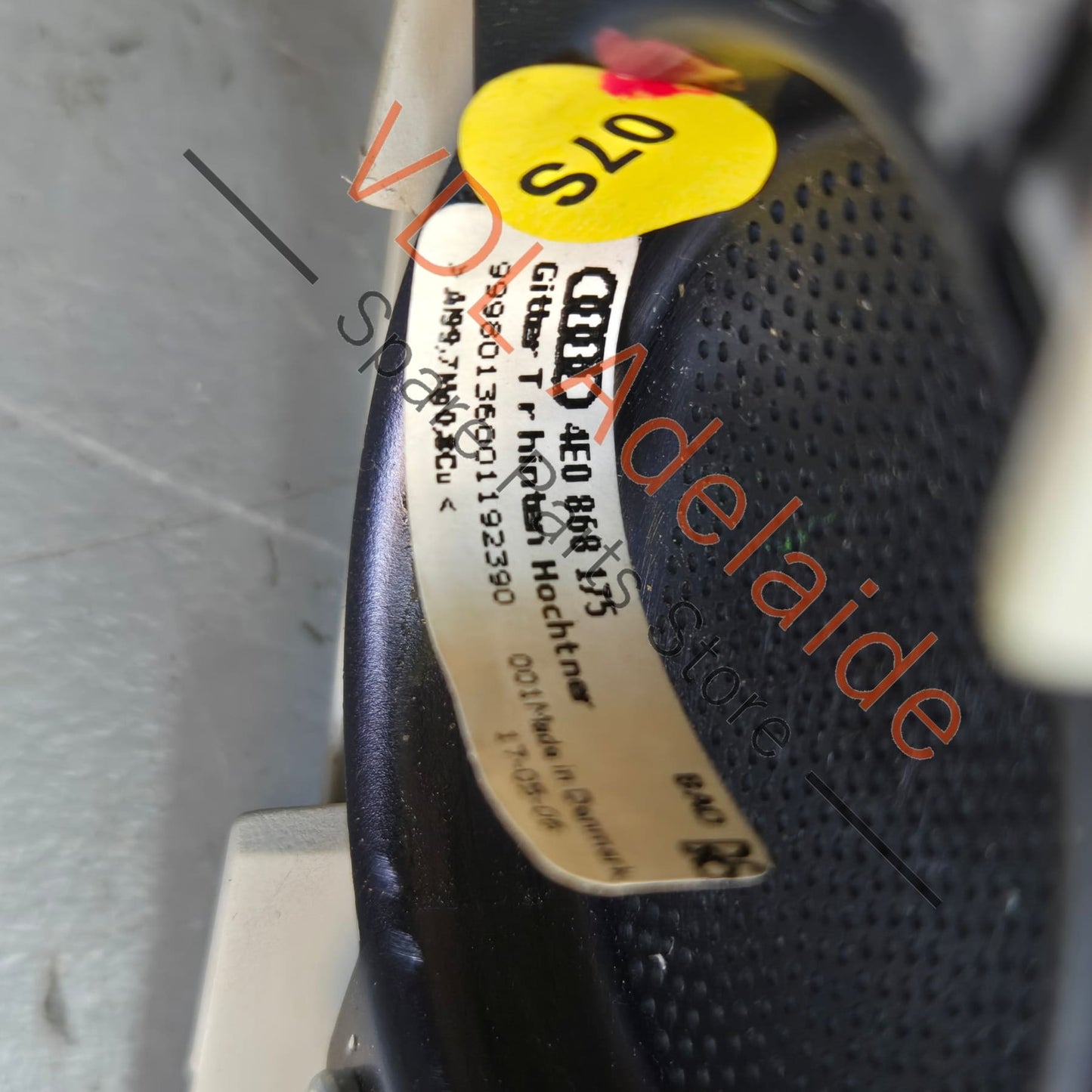 4E0868175 4E0868556 Audi A8 S8 Stainless Steel Speaker Cover Trim for Small Speaker 4E0868175