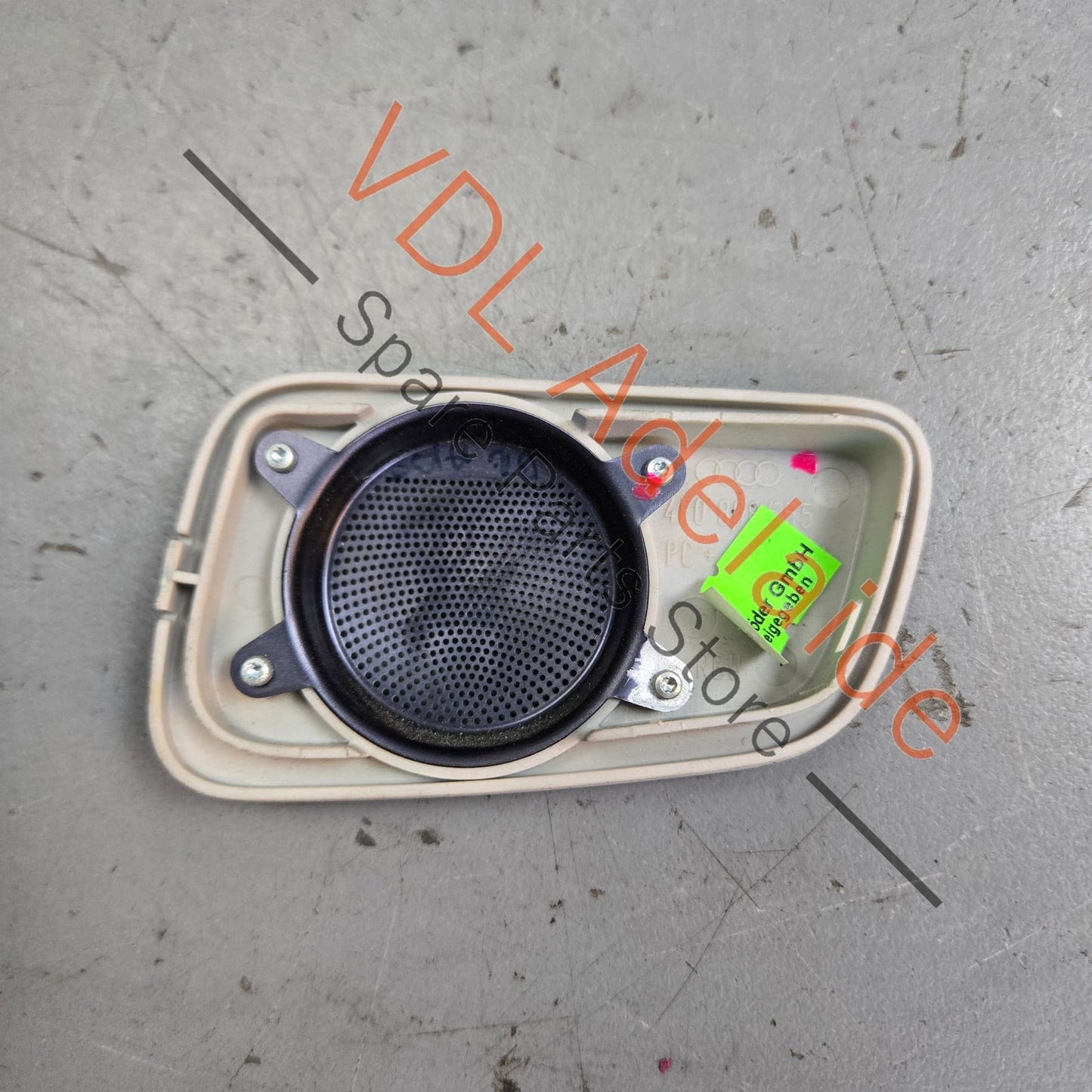 4E0868175 4E0868555 Audi A8 S8 Stainless Steel Speaker Cover Trim for Small Speaker 4E0868175