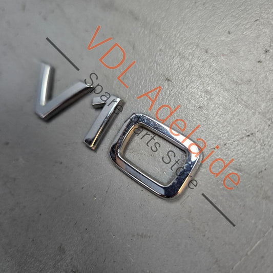 4E0853601A2ZZ 4E0853601A GENUINE Audi V10 Fender Guard Badge Inscription Emblem 4E0853601A 2ZZ R8 S8 RS6