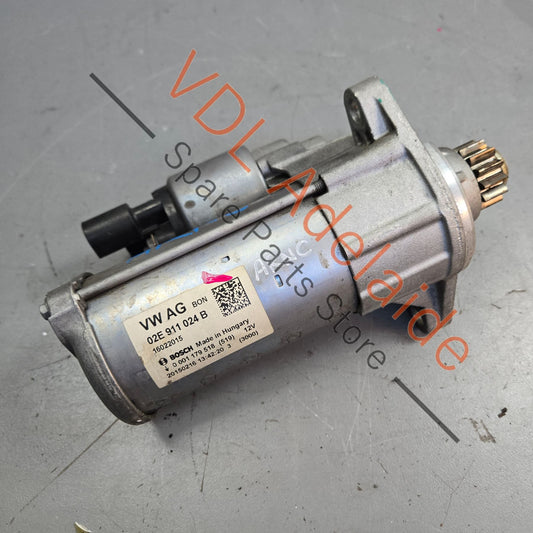 02E911024B    VW Golf 2.0 1.1KW Starter Motor Bosch 02E911024B 02E911022H