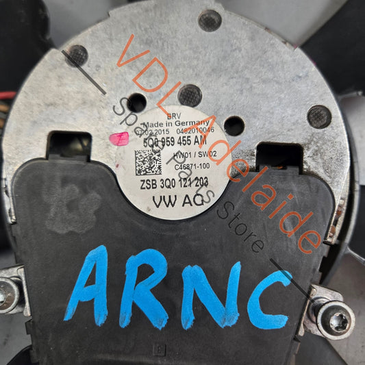 5Q0959455BJ 5Q0959455AM   VW Golf MK7 7.5 Radiator Fan 320W 370mm 5Q0959455BJ 5Q0959455AM