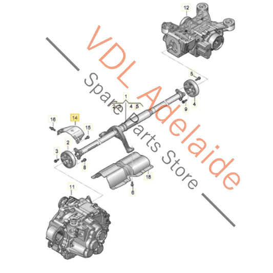 5Q0521441B    VW Golf R Audi S3 Driveshaft Guard Plate 5Q0521441B