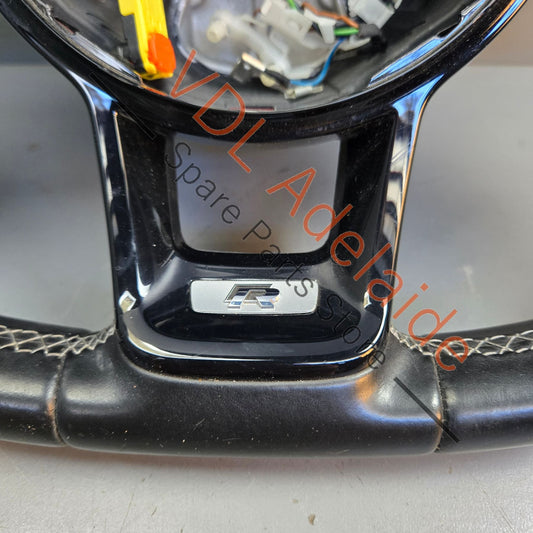 5G0419091HS 5G0419091HSHYZ   VW Golf R MK7 Flat Bottom Sports Leather Steering Wheel 5G0419091HS