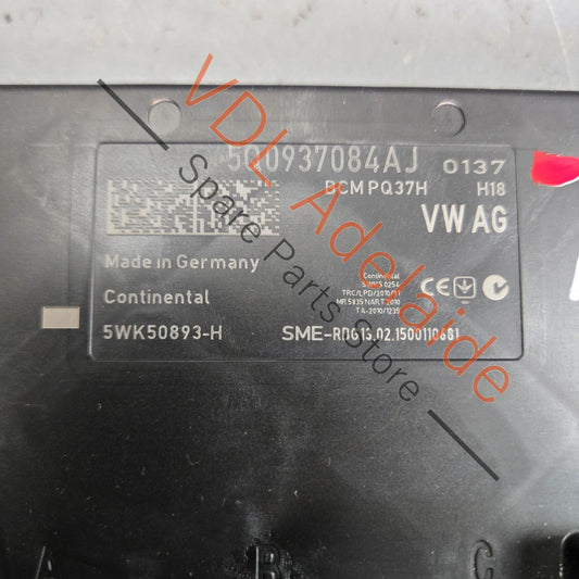 5Q0937084AJ    VW Golf MK7 7.5 BCM Body Control Module 5Q0937084AJ