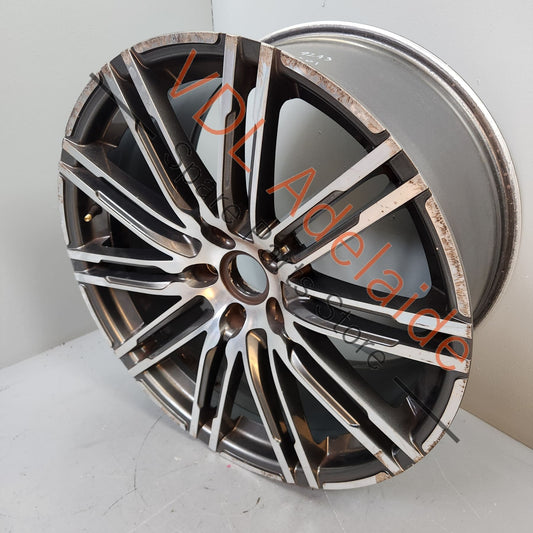 95836214220 KPL    1x Porsche Cayenne 21in 21x10 Alloy Wheel Turbo Design 95836214220 #01