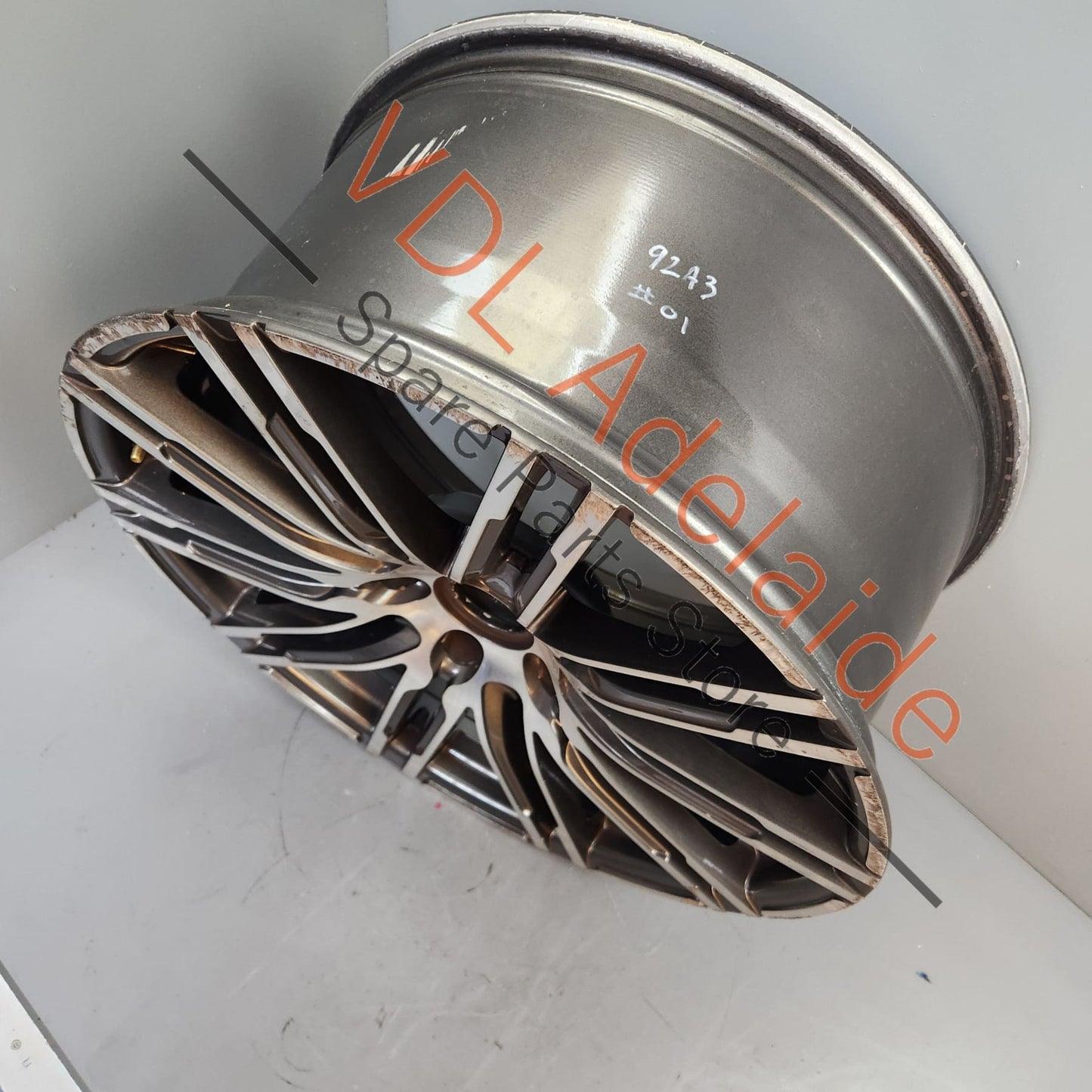 95836214220 KPL 1x Porsche Cayenne 21in 21x10 Alloy Wheel Turbo Design 95836214220 #01